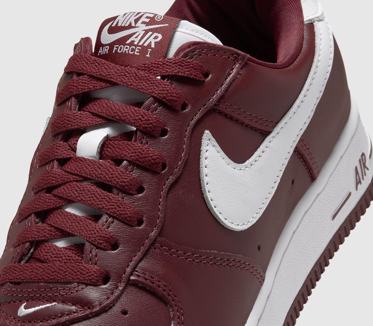 NikeAir Force 1 01 TrainersDark Team Red White
