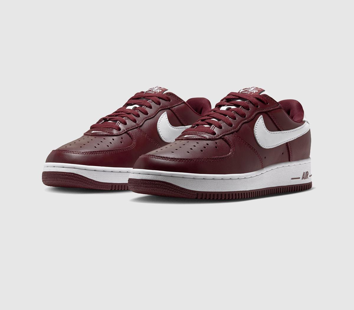 NikeAir Force 1 01 TrainersDark Team Red White