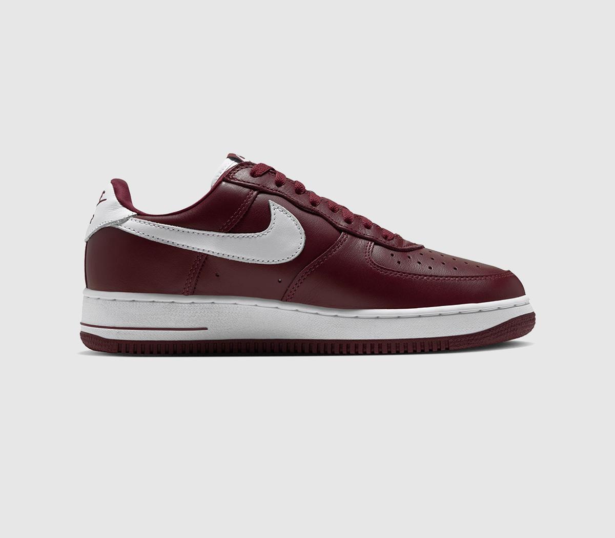 NikeAir Force 1 01 TrainersDark Team Red White