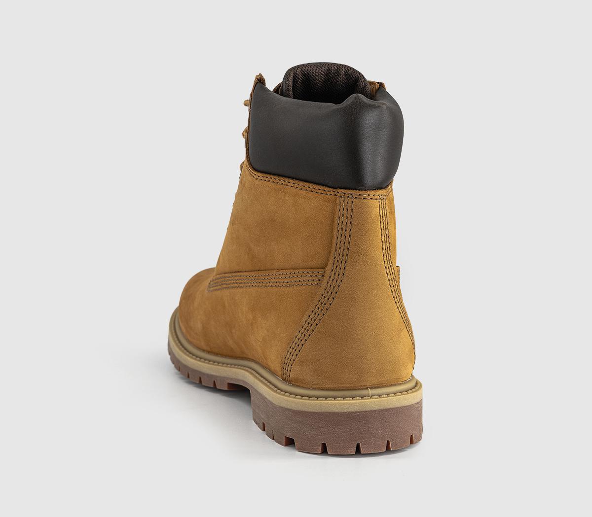 Timberland6 Inch Lace Boots Double TongueWheat Nubuck