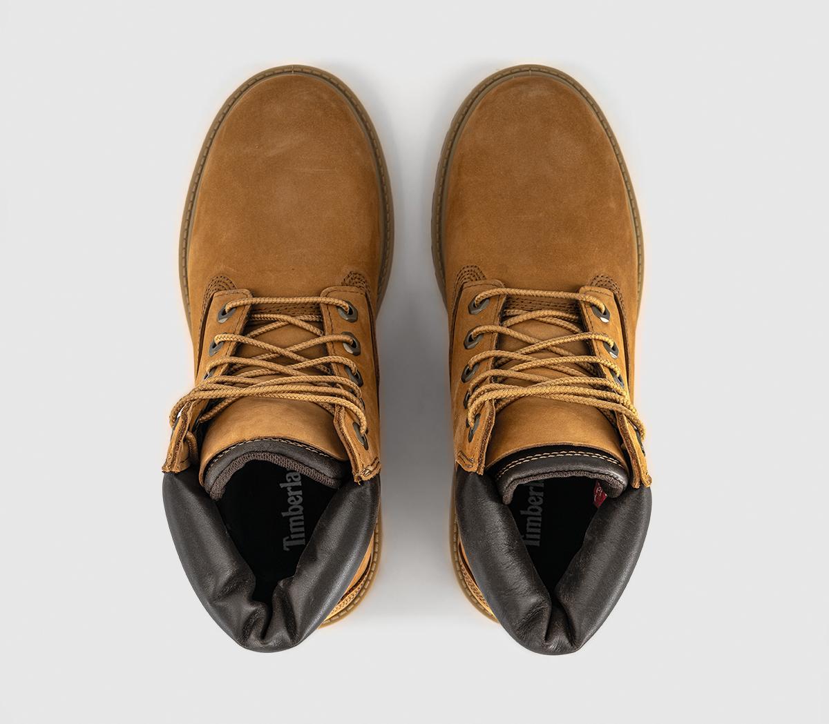 Timberland6 Inch Lace Boots Double TongueWheat Nubuck