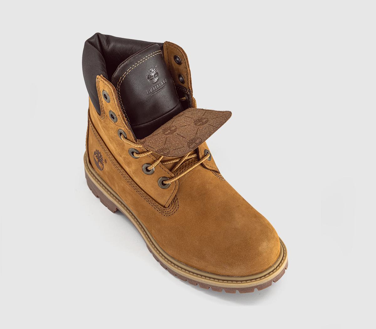 Timberland6 Inch Lace Boots Double TongueWheat Nubuck