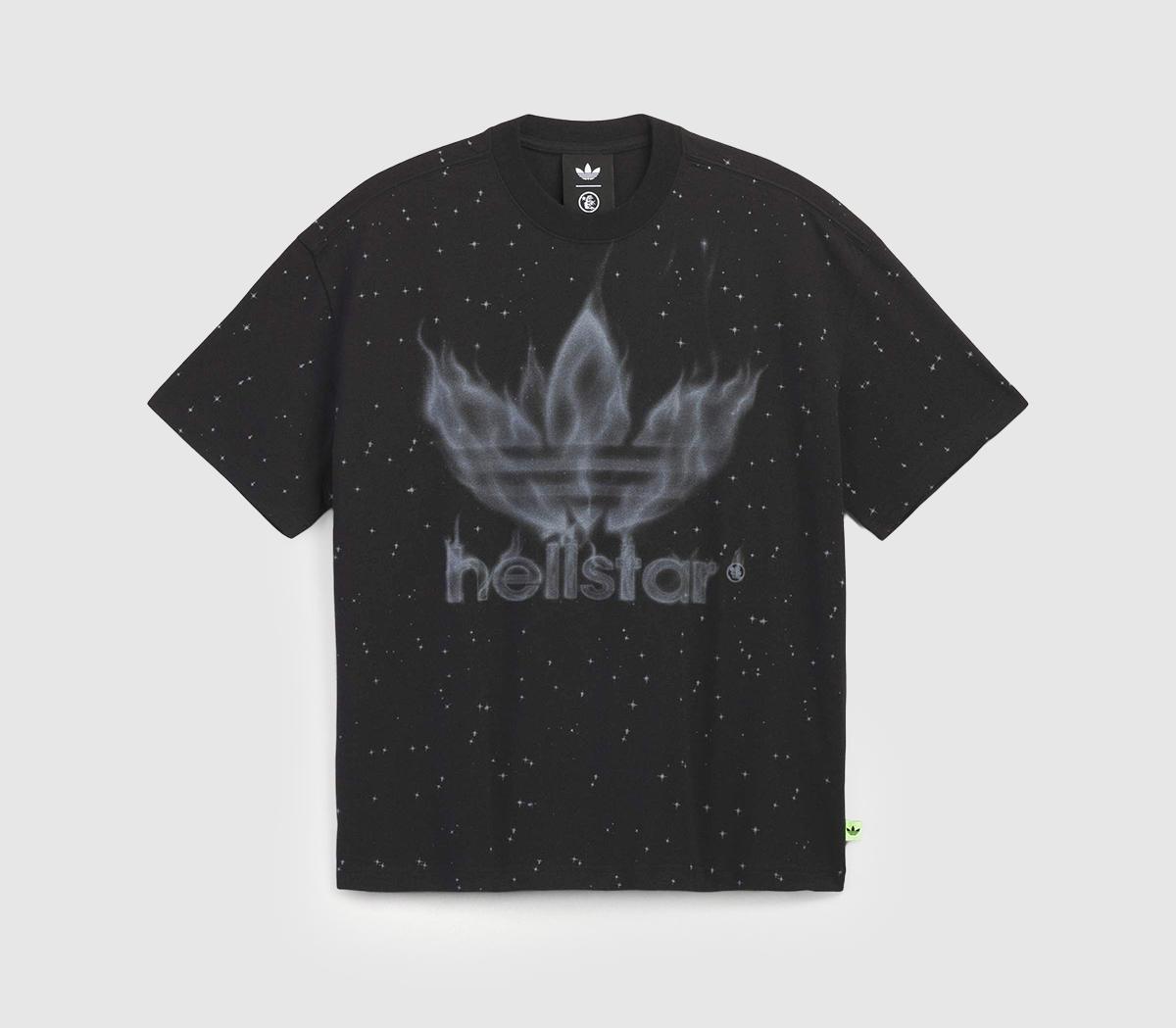 adidasHellstar Graphic T-Shirt Black