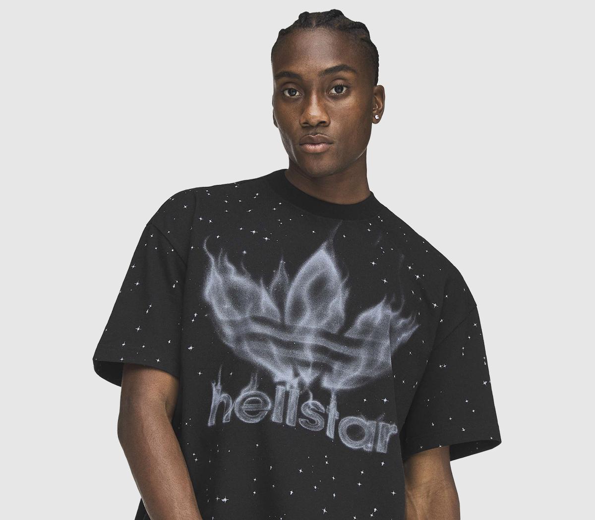 adidasHellstar Graphic T-Shirt Black