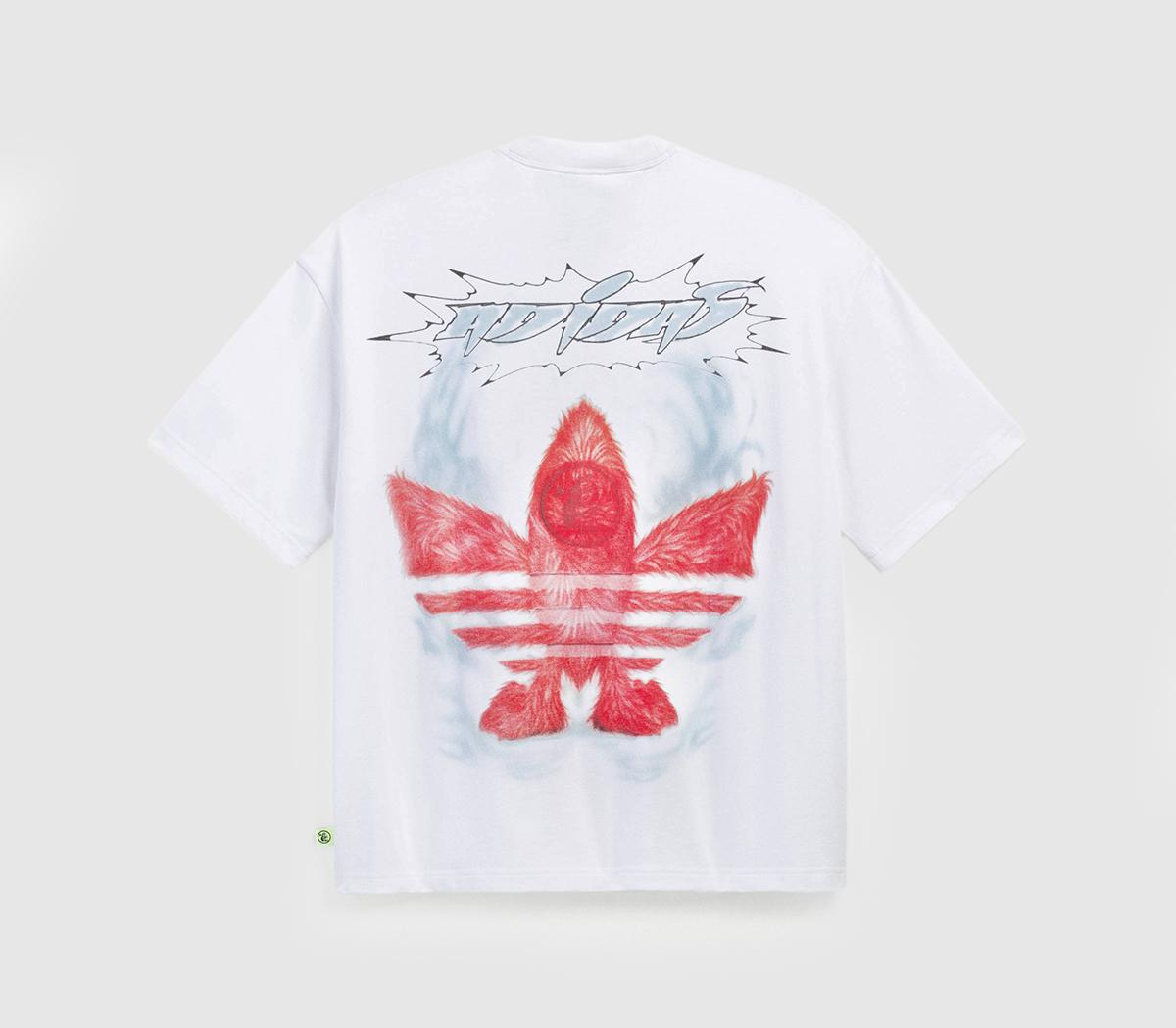 adidasHellstar Graphic T-ShirtWhite