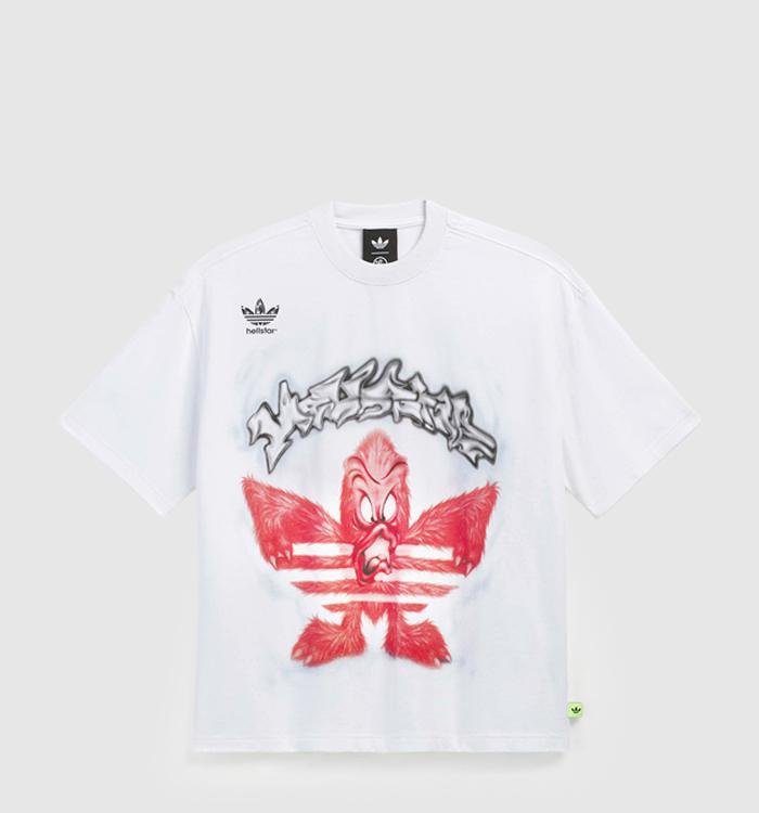 adidas Hellstar Graphic T-Shirt White