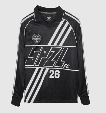 adidas SPZL FC Long Sleeve Jersey Black