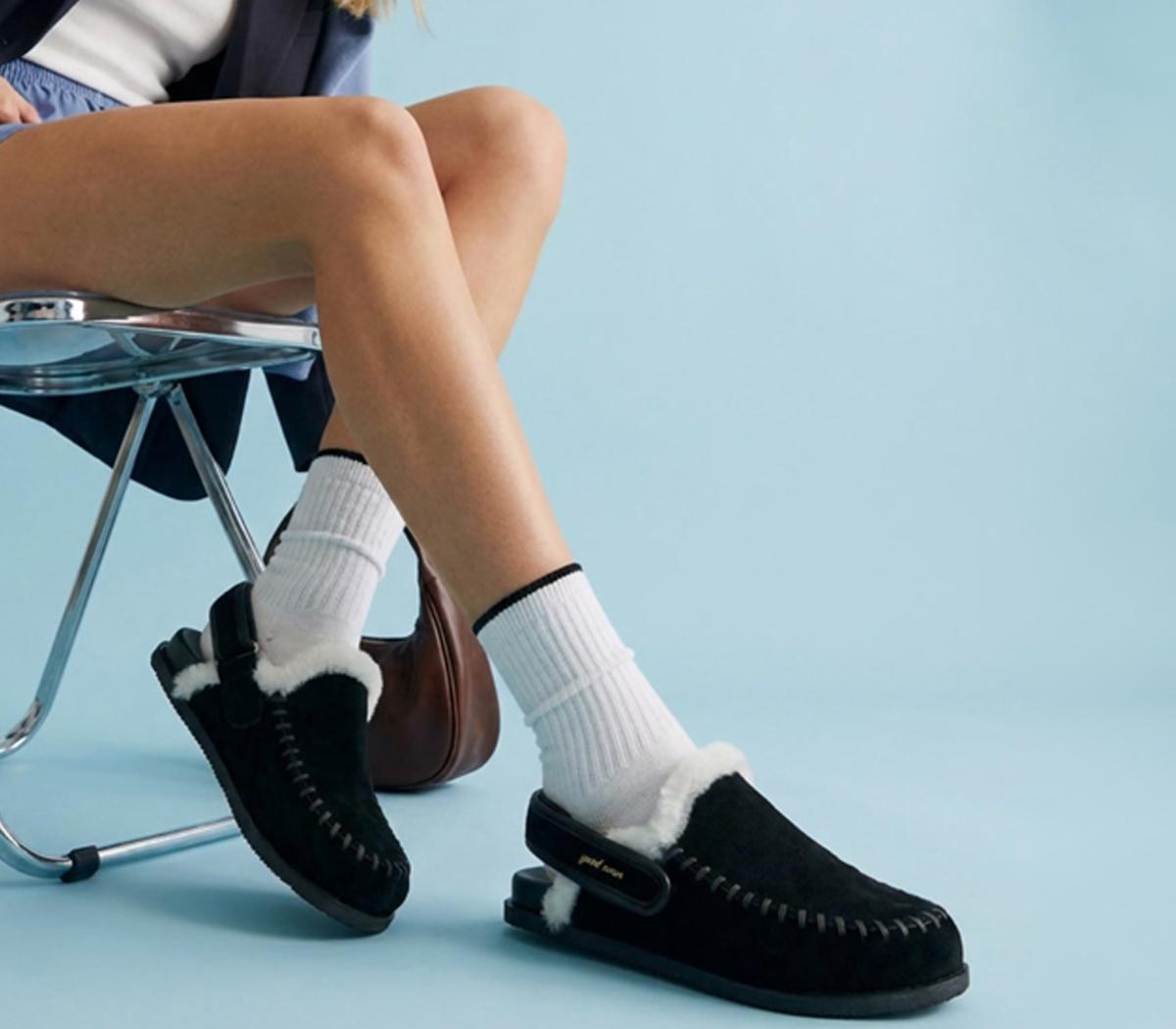 Good NewsFinn Warm Lined MulesBlack Suede