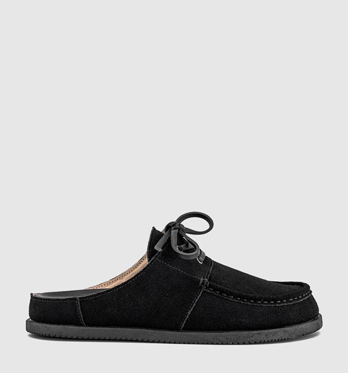 Good News Kindlin Lace Mules Black Suede