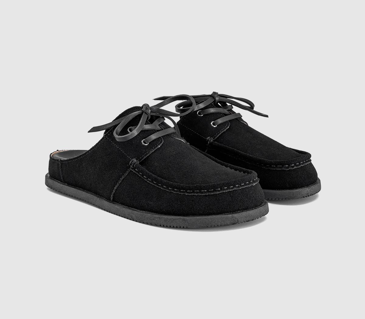 Good NewsKindlin Lace MulesBlack Suede