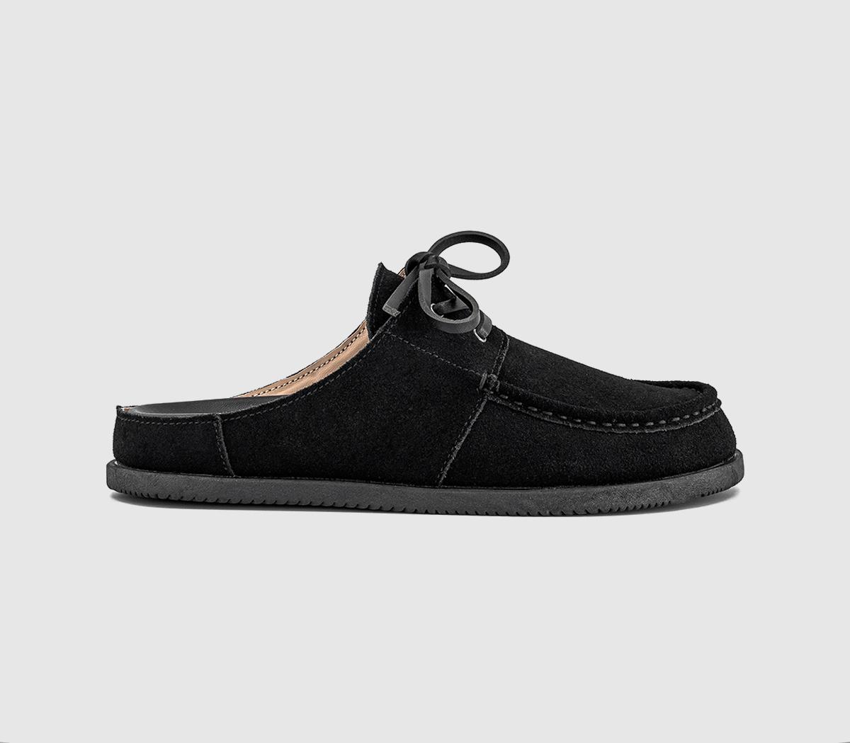 Good NewsKindlin Lace MulesBlack Suede