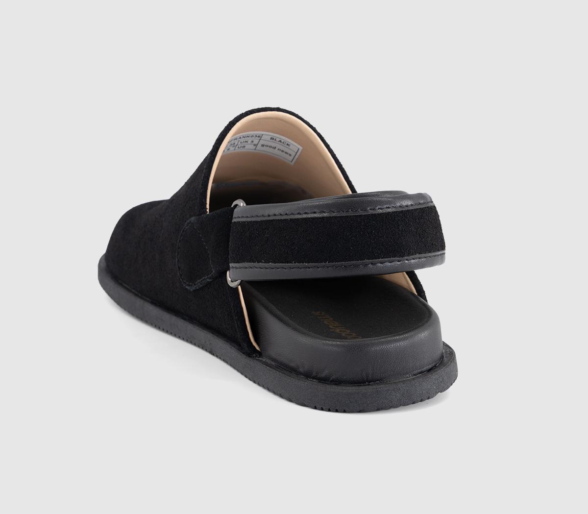 Good NewsFrank MulesBlack Suede