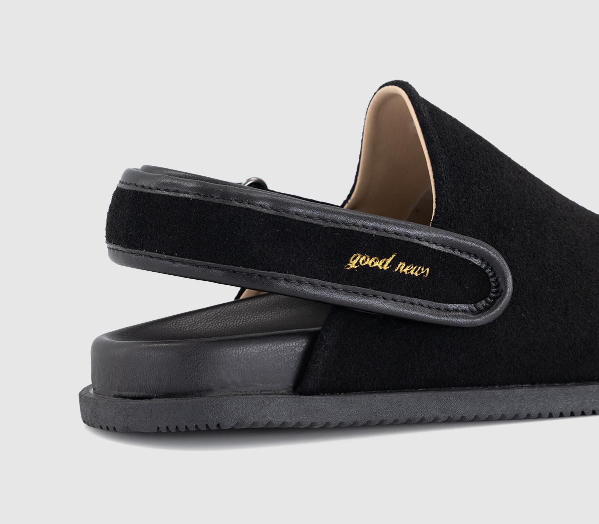 Good NewsFrank MulesBlack Suede