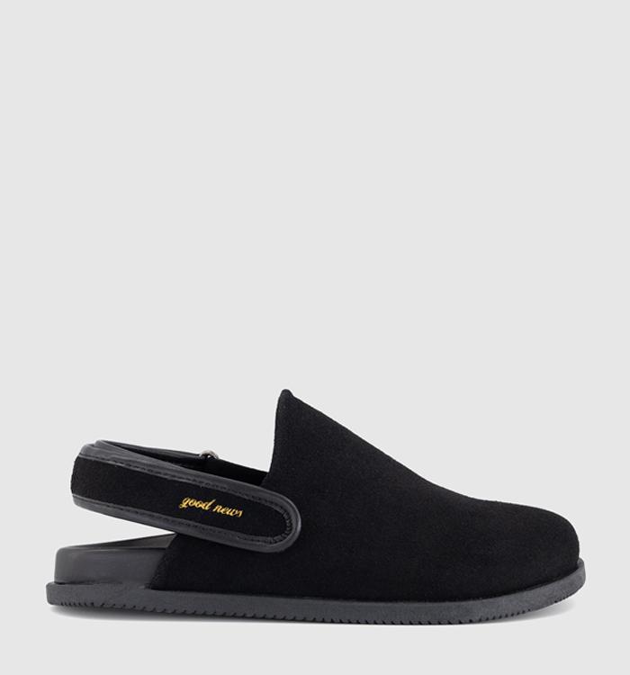 Good News Frank Mules Black Suede