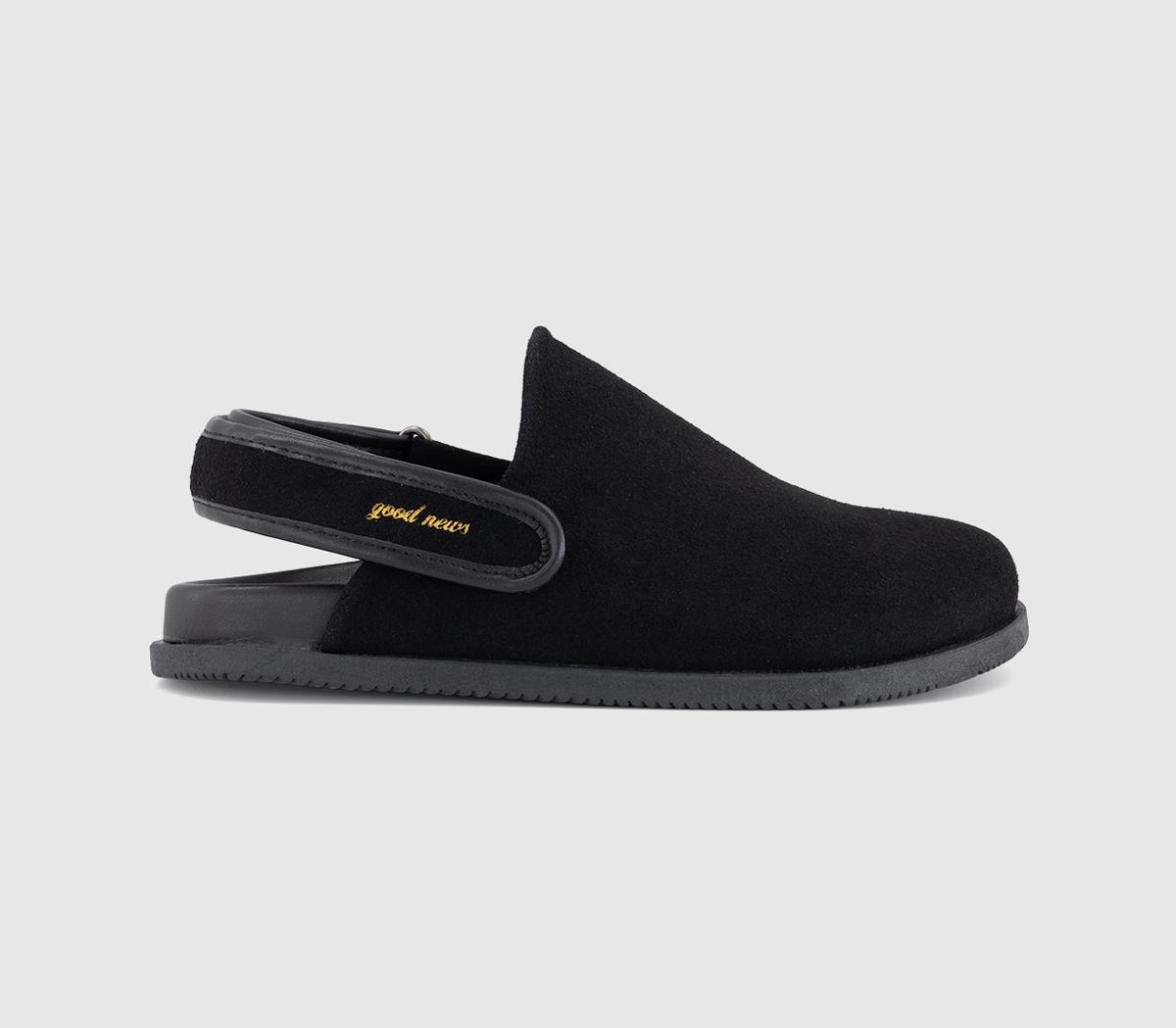 Good NewsFrank MulesBlack Suede