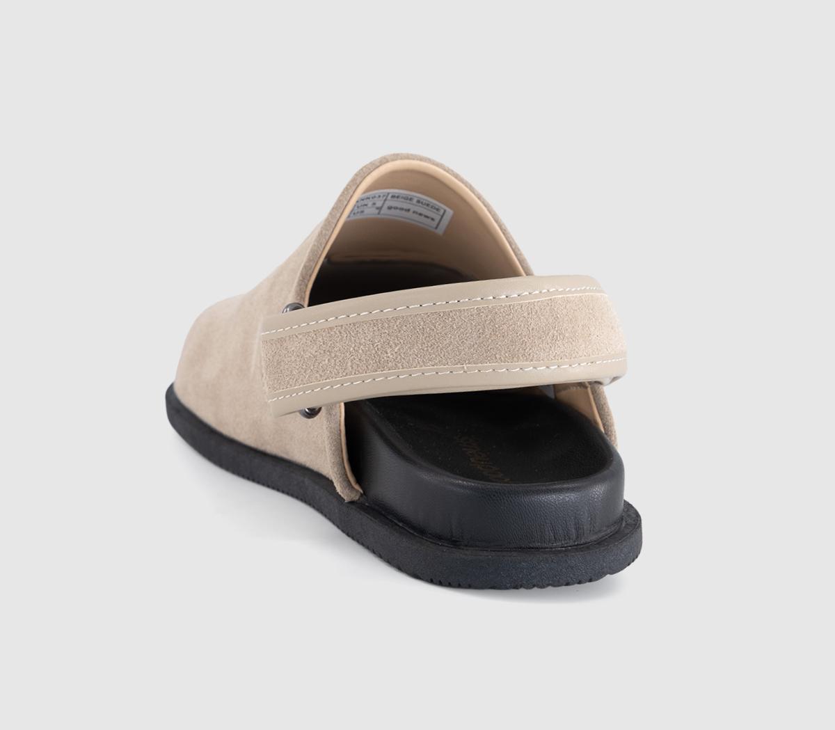 Good NewsFrank MulesBeige Suede