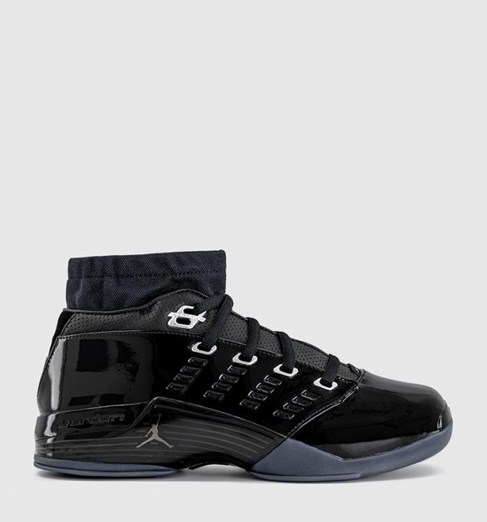 Nike Air Jordan 17 Low Trainers Black Black Metallic Silver
