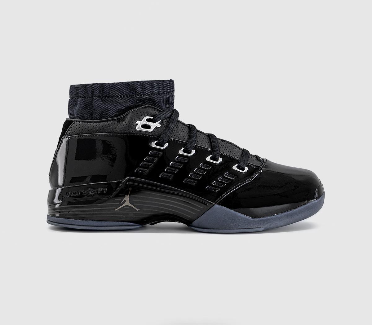 NikeAir Jordan 17 Low TrainersBlack Black Metallic Silver