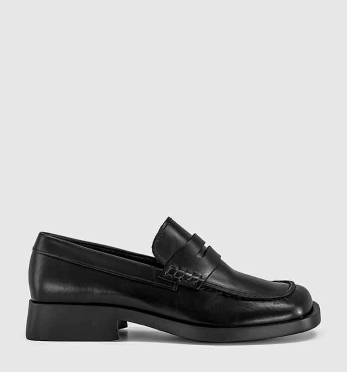 Camper Donna Loafer Black Leather
