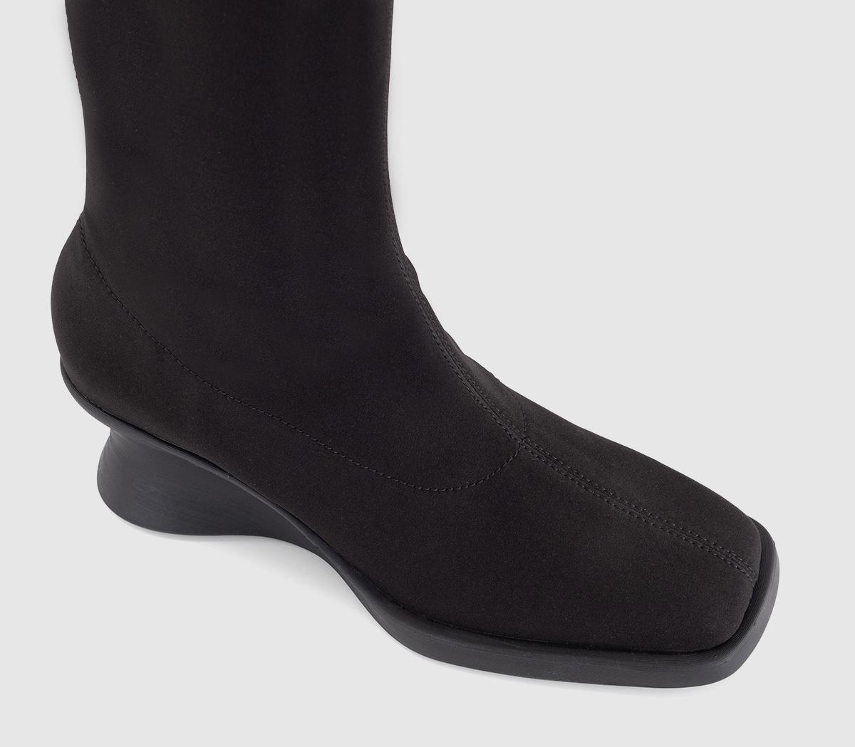 CamperLouise Stretch Tall BootBlack Stretch