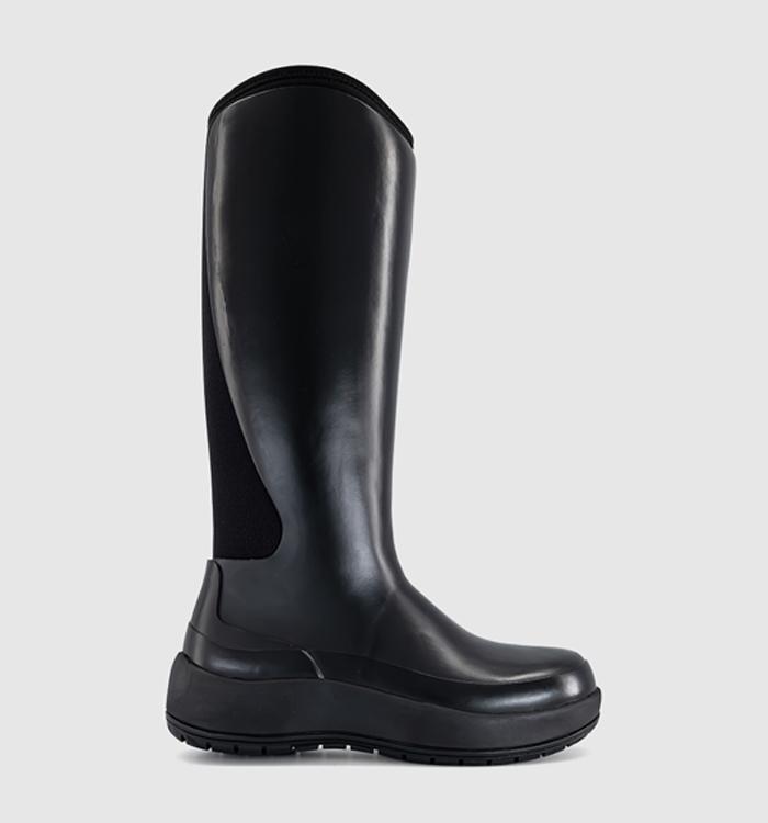 RAINS The Dry Boots High Black Gloss