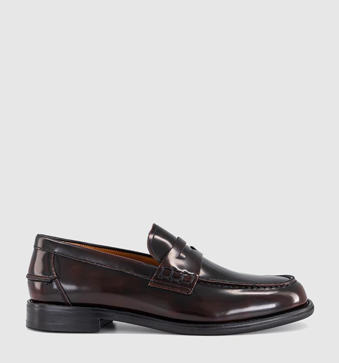 Vagabond Shoemakers Steven Loafers Dark Brandy Polished