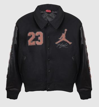 Jordan Mj Flight LDN Varsity Jacket Black