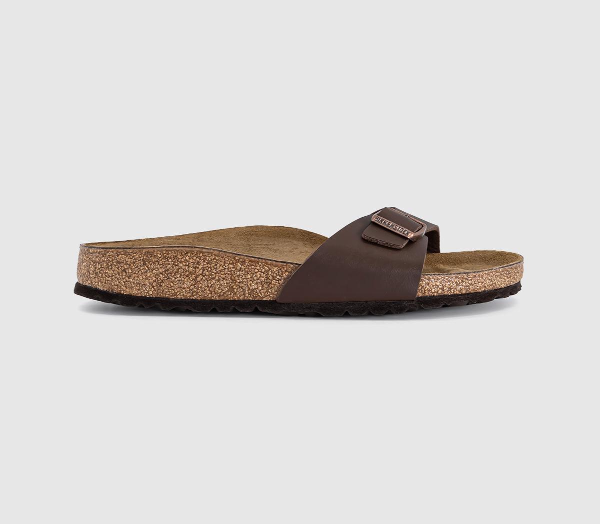 Birkenstock Womens Madrid 1 Bar Mules Dark Brown BF, 3