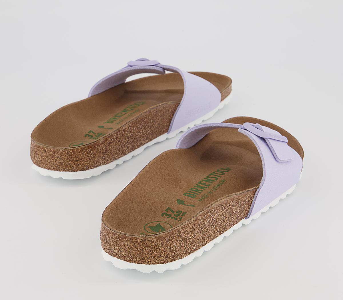 BIRKENSTOCK Madrid 1 Bar Mule Sandals BIRKENSTOCK Madrid 1 Bar Mule Sandals Earthy Vegan Lavender Fog