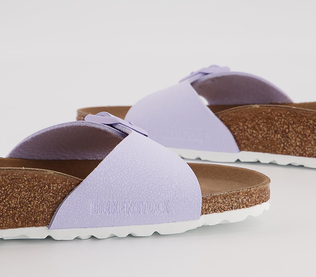 BIRKENSTOCK Madrid 1 Bar Mule Sandals BIRKENSTOCK Madrid 1 Bar Mule Sandals Earthy Vegan Lavender Fog