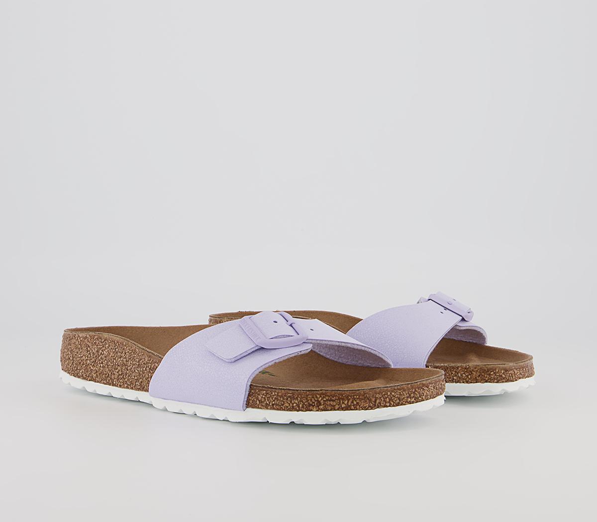 BIRKENSTOCK Madrid 1 Bar Mule Sandals BIRKENSTOCK Madrid 1 Bar Mule Sandals Earthy Vegan Lavender Fog