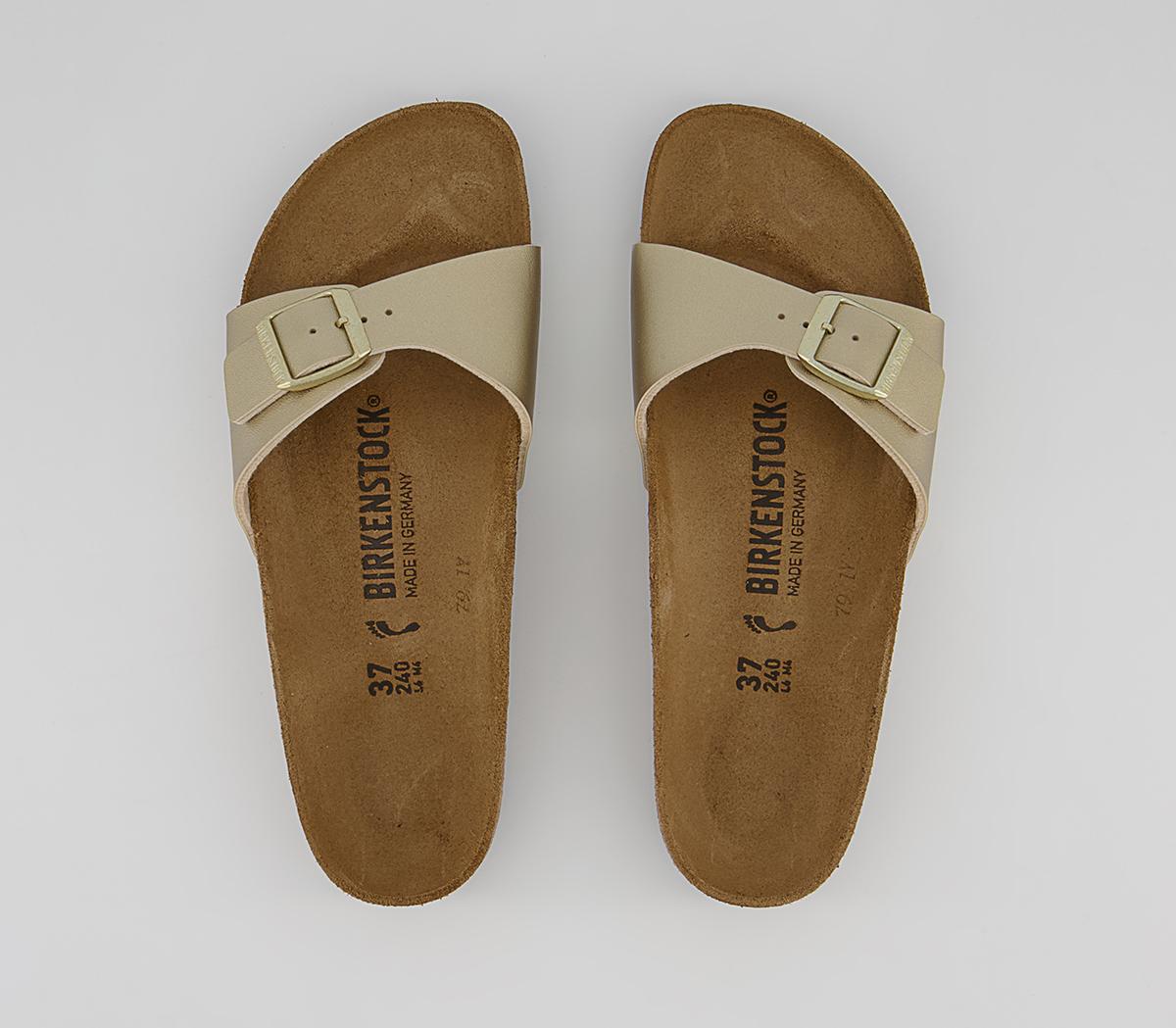 birkenstock madrid gold