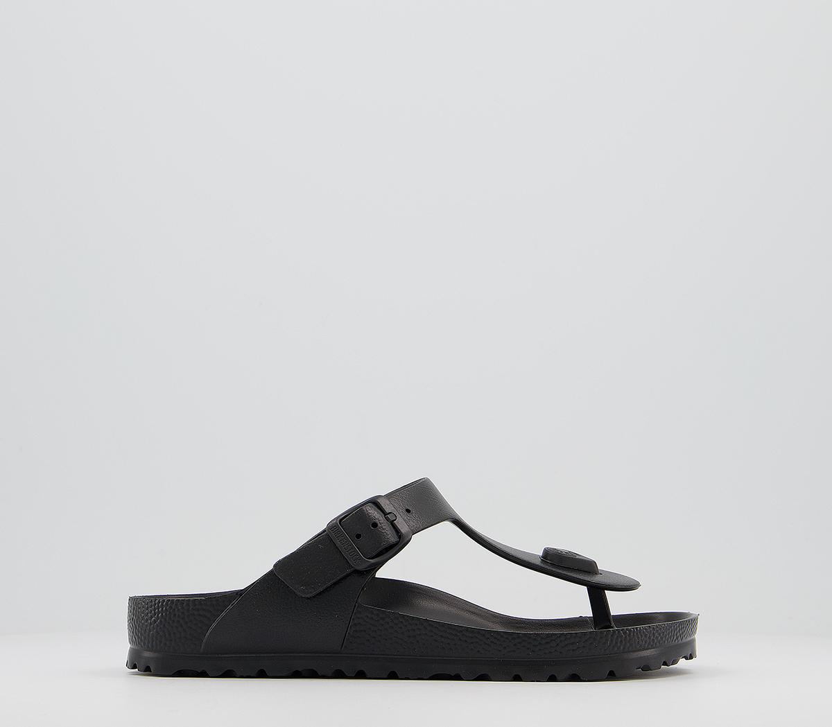 BIRKENSTOCK Toe Thong Footbed Black Eva - Women’s Sandals
