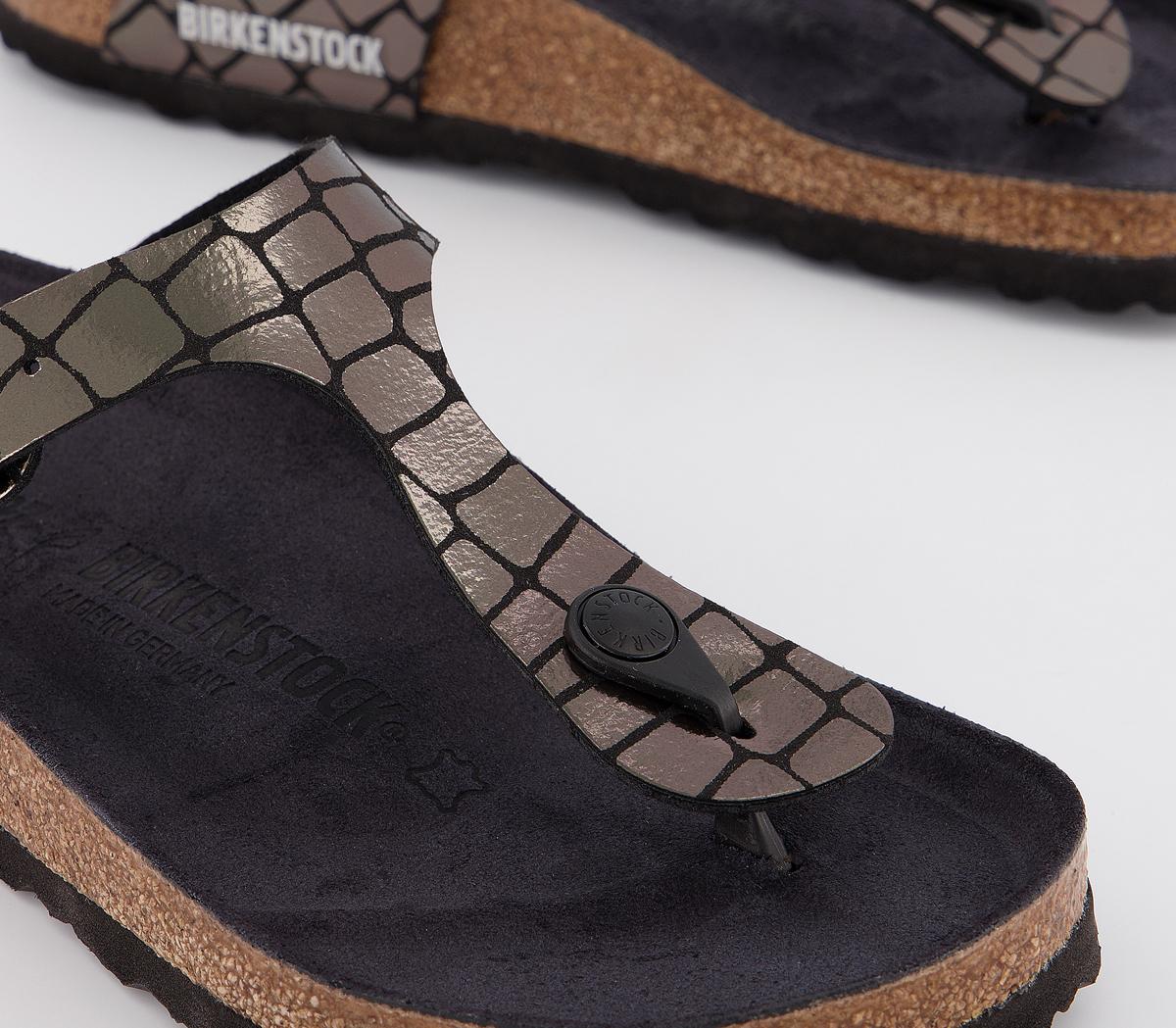gator gleam black birkenstock