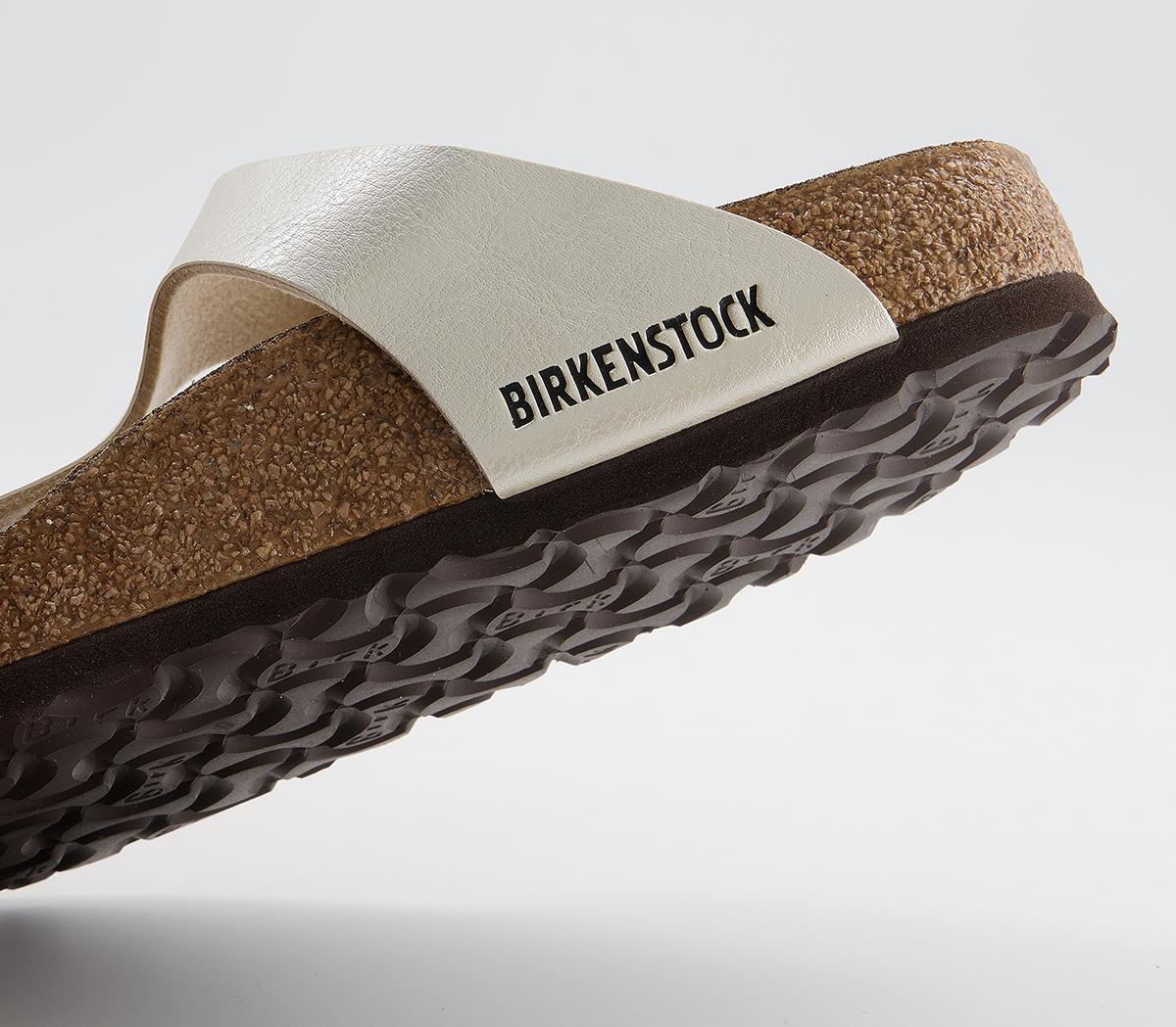BIRKENSTOCKGizeh Toe Thong Footbed SandalsGraceful Pearl White