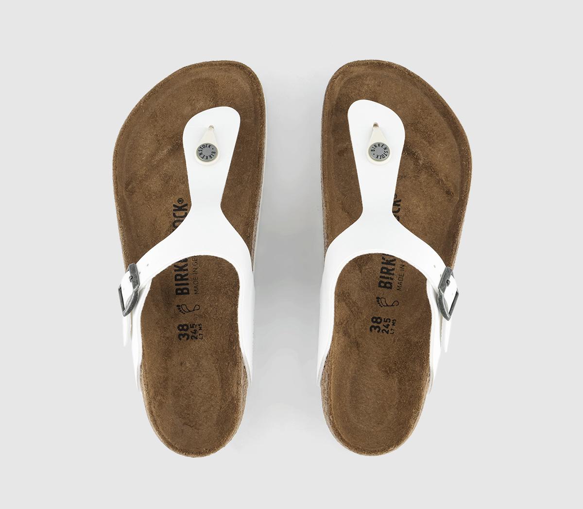 BIRKENSTOCKToe Thong Footbed Sandals BIRKENSTOCKToe Thong Footbed SandalsWhite Birko