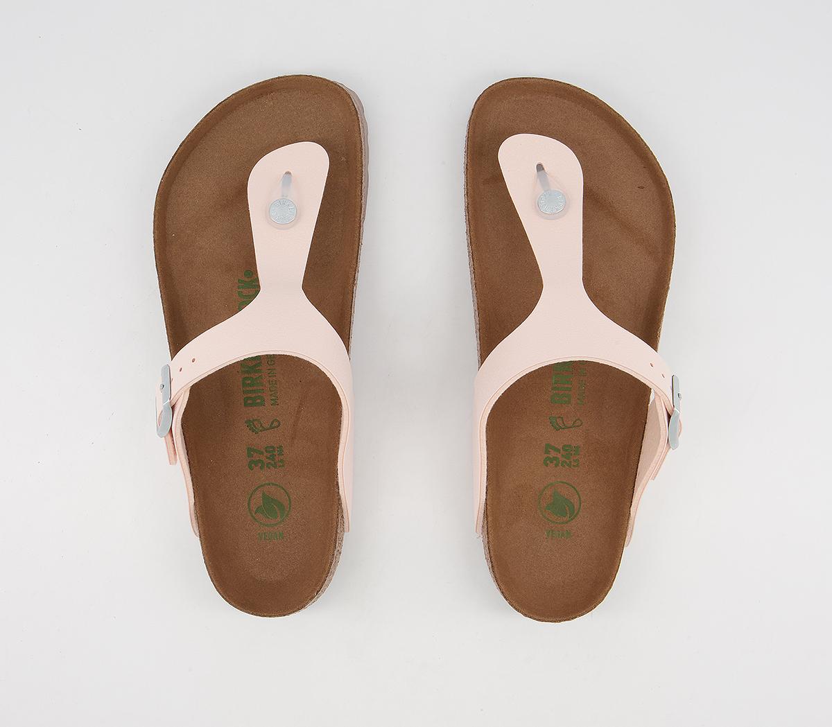 BIRKENSTOCKGizeh Toe Thong Footbed SandalsEarthy Vegan Light Rose