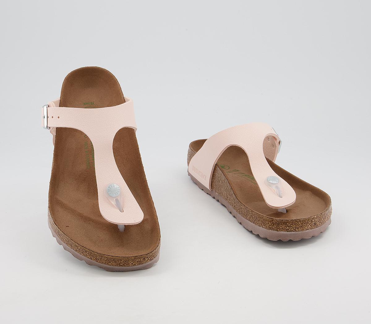 BIRKENSTOCKGizeh Toe Thong Footbed SandalsEarthy Vegan Light Rose