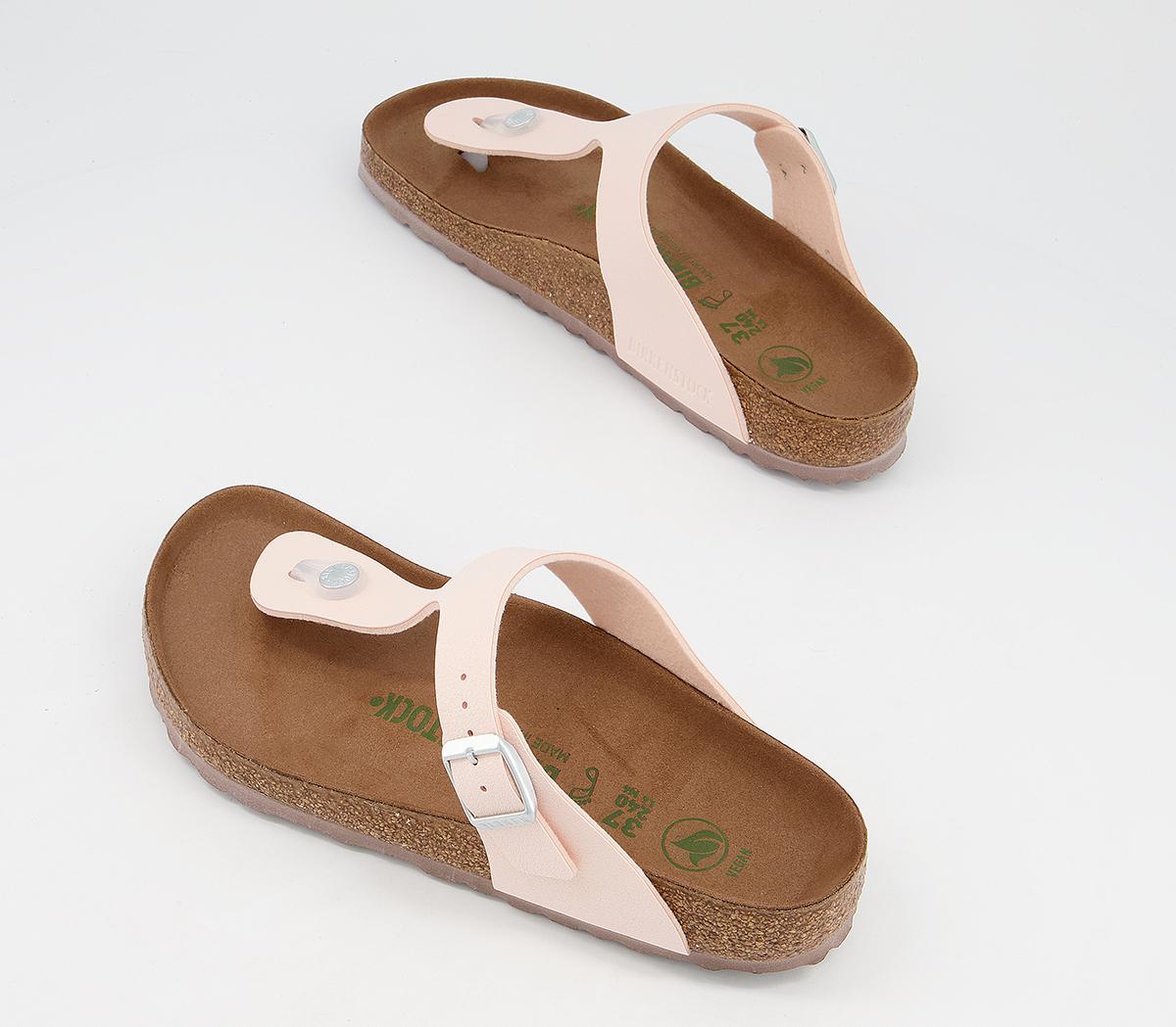 BIRKENSTOCKGizeh Toe Thong Footbed SandalsEarthy Vegan Light Rose