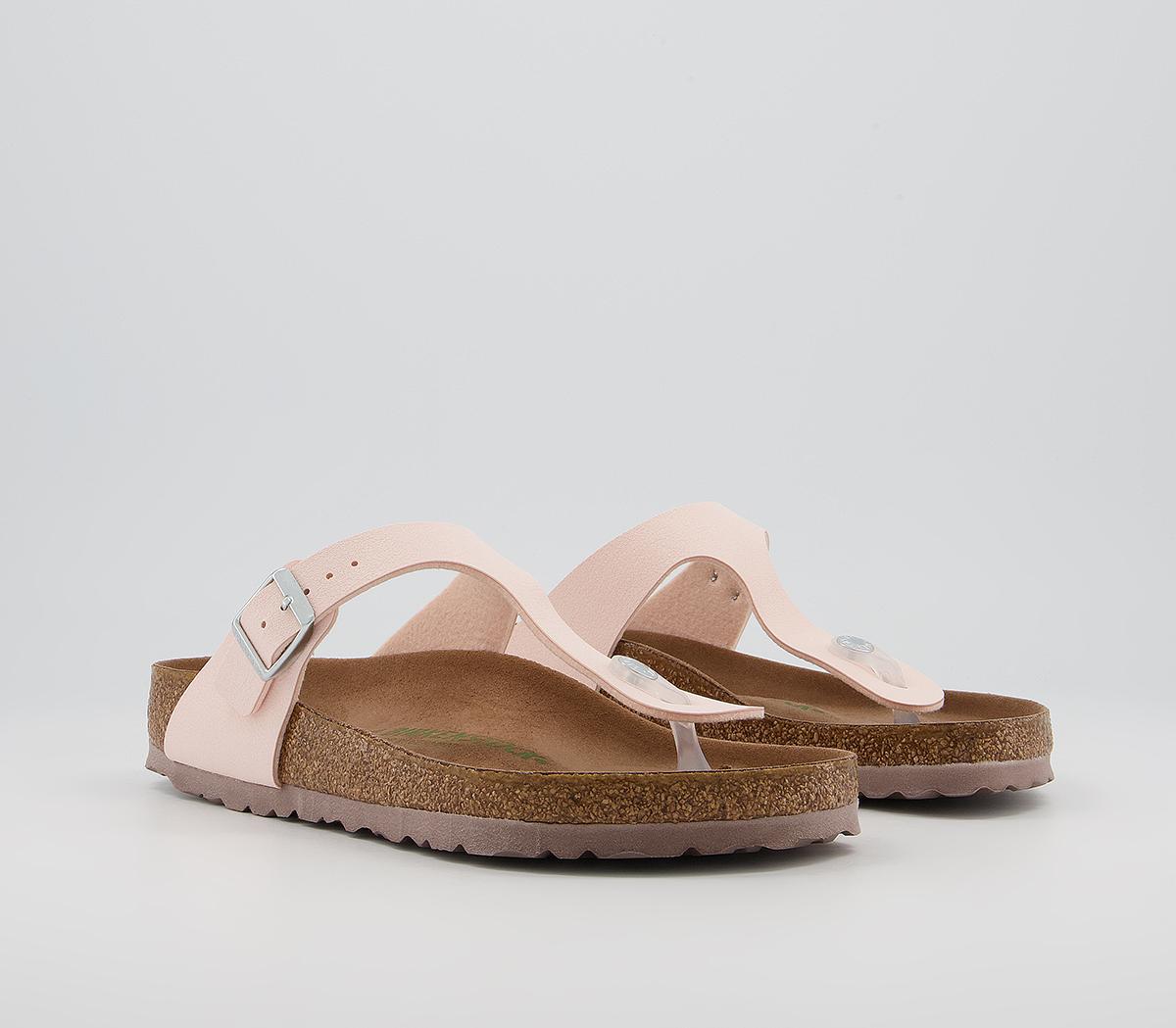 BIRKENSTOCKGizeh Toe Thong Footbed SandalsEarthy Vegan Light Rose