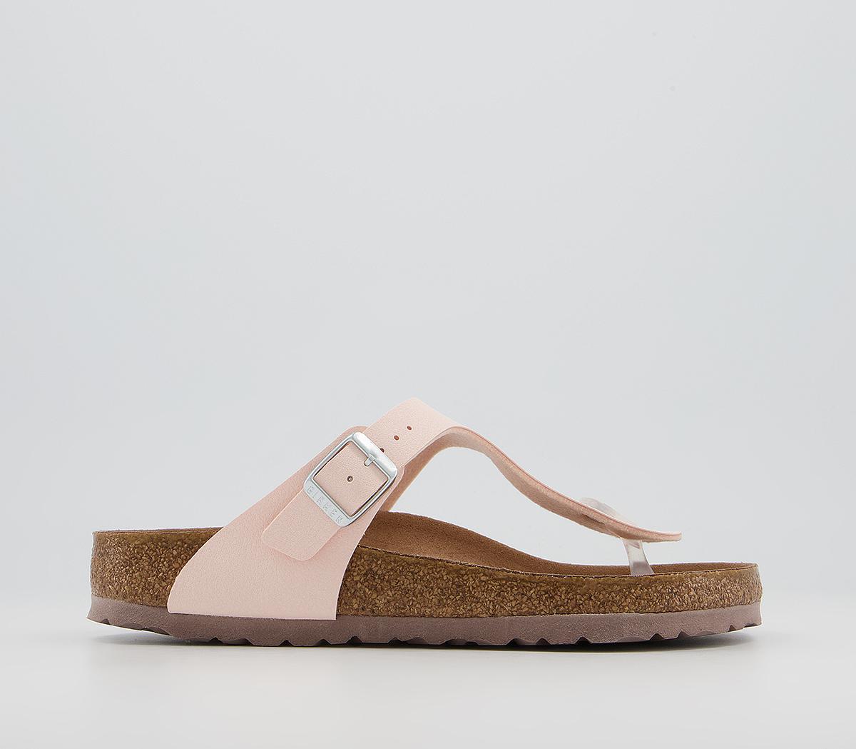 BIRKENSTOCKGizeh Toe Thong Footbed SandalsEarthy Vegan Light Rose
