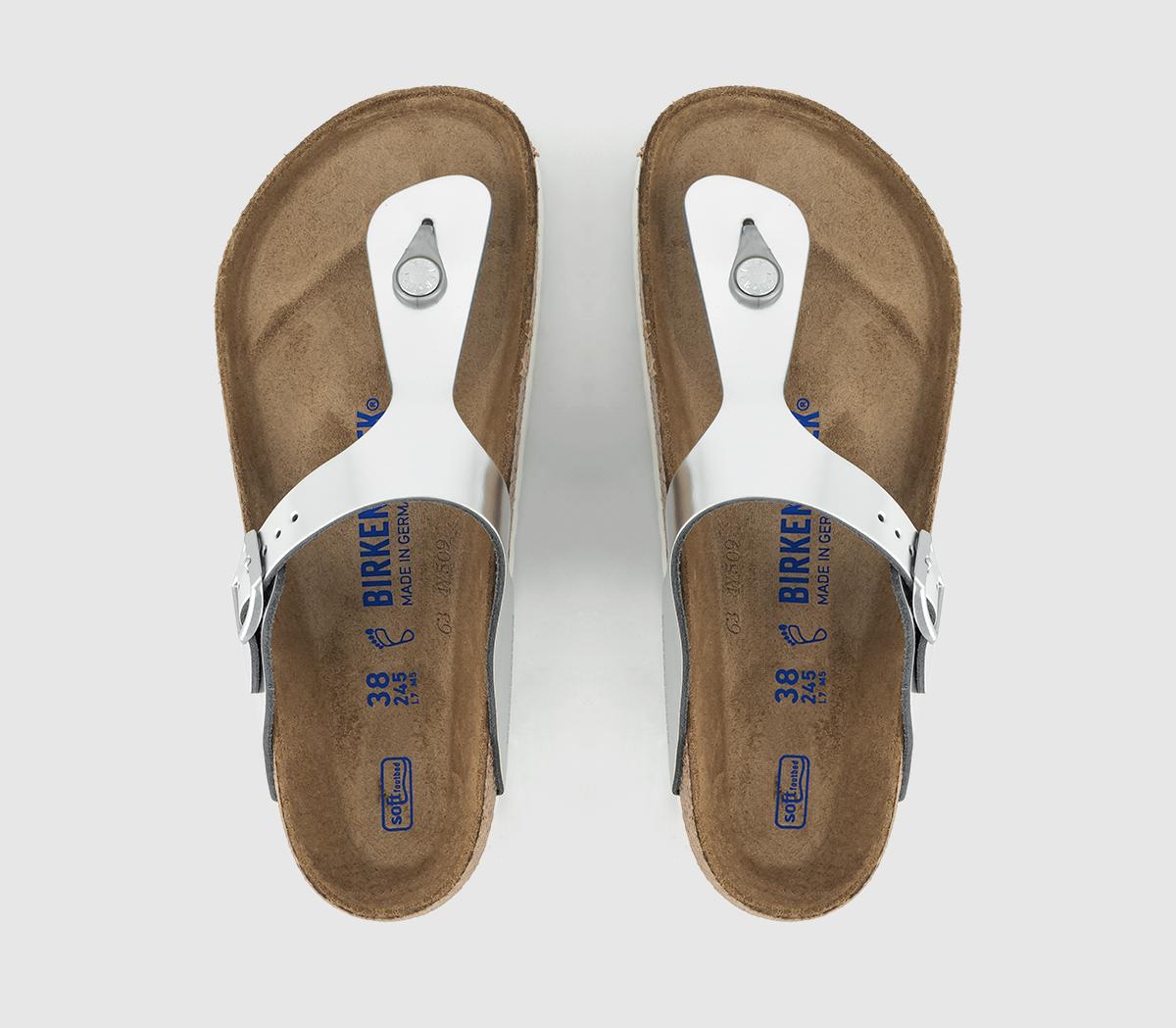 BIRKENSTOCKToe Thong Footbed Sandals BIRKENSTOCKToe Thong Footbed SandalsSilver