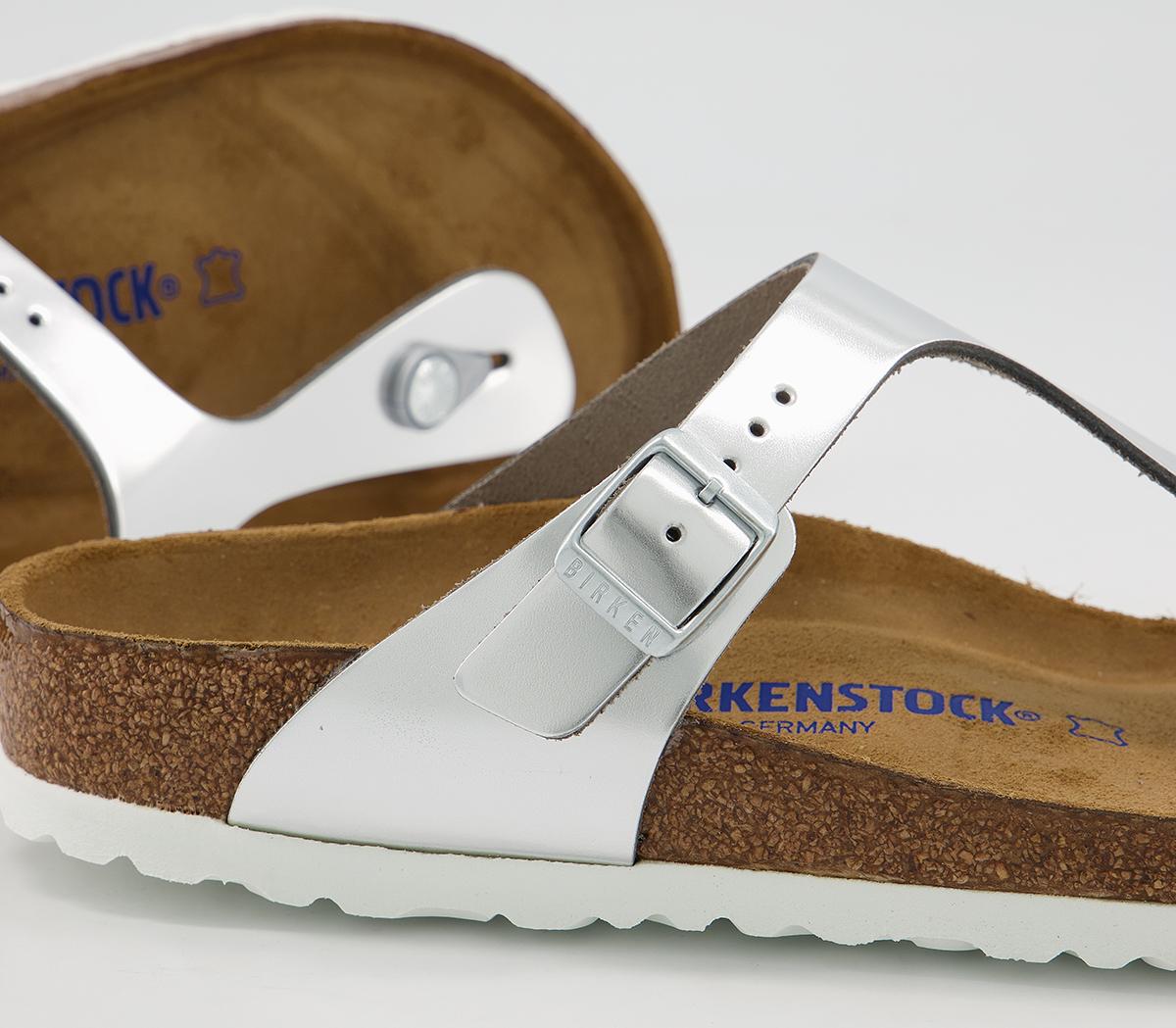 BIRKENSTOCKToe Thong Footbed Sandals BIRKENSTOCKToe Thong Footbed SandalsSilver