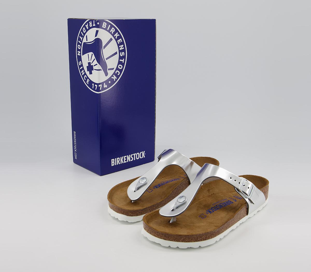BIRKENSTOCKToe Thong Footbed Sandals BIRKENSTOCKToe Thong Footbed SandalsSilver