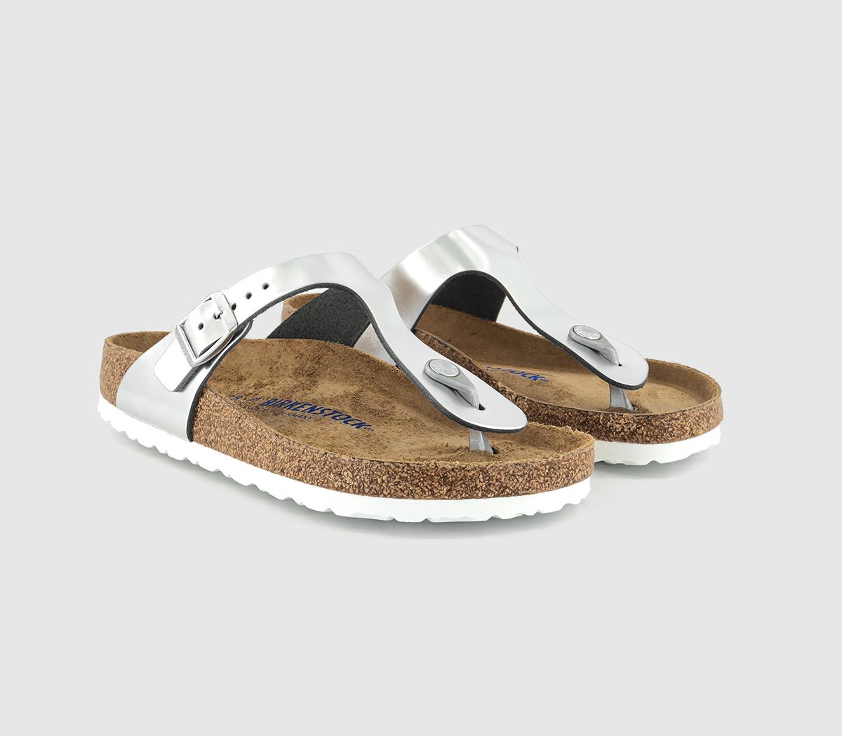 BIRKENSTOCKToe Thong Footbed Sandals BIRKENSTOCKToe Thong Footbed SandalsSilver
