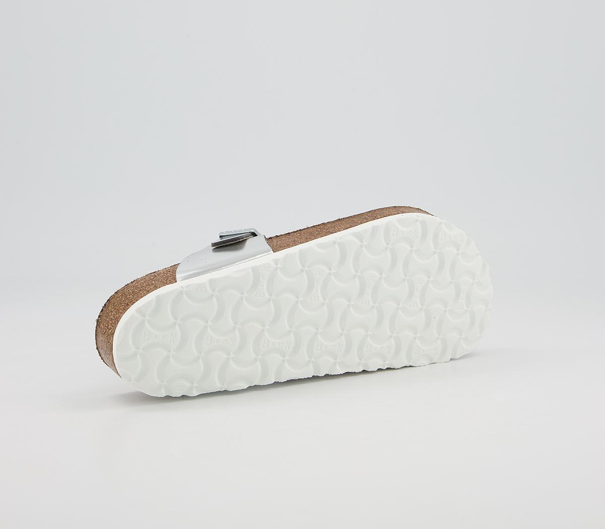 BIRKENSTOCKToe Thong Footbed SandalsSilver