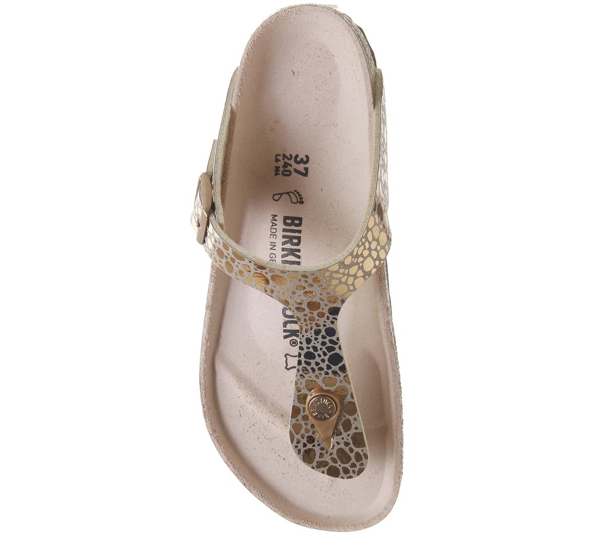 BIRKENSTOCKToe Thong FootbedMetallic Stones Copper