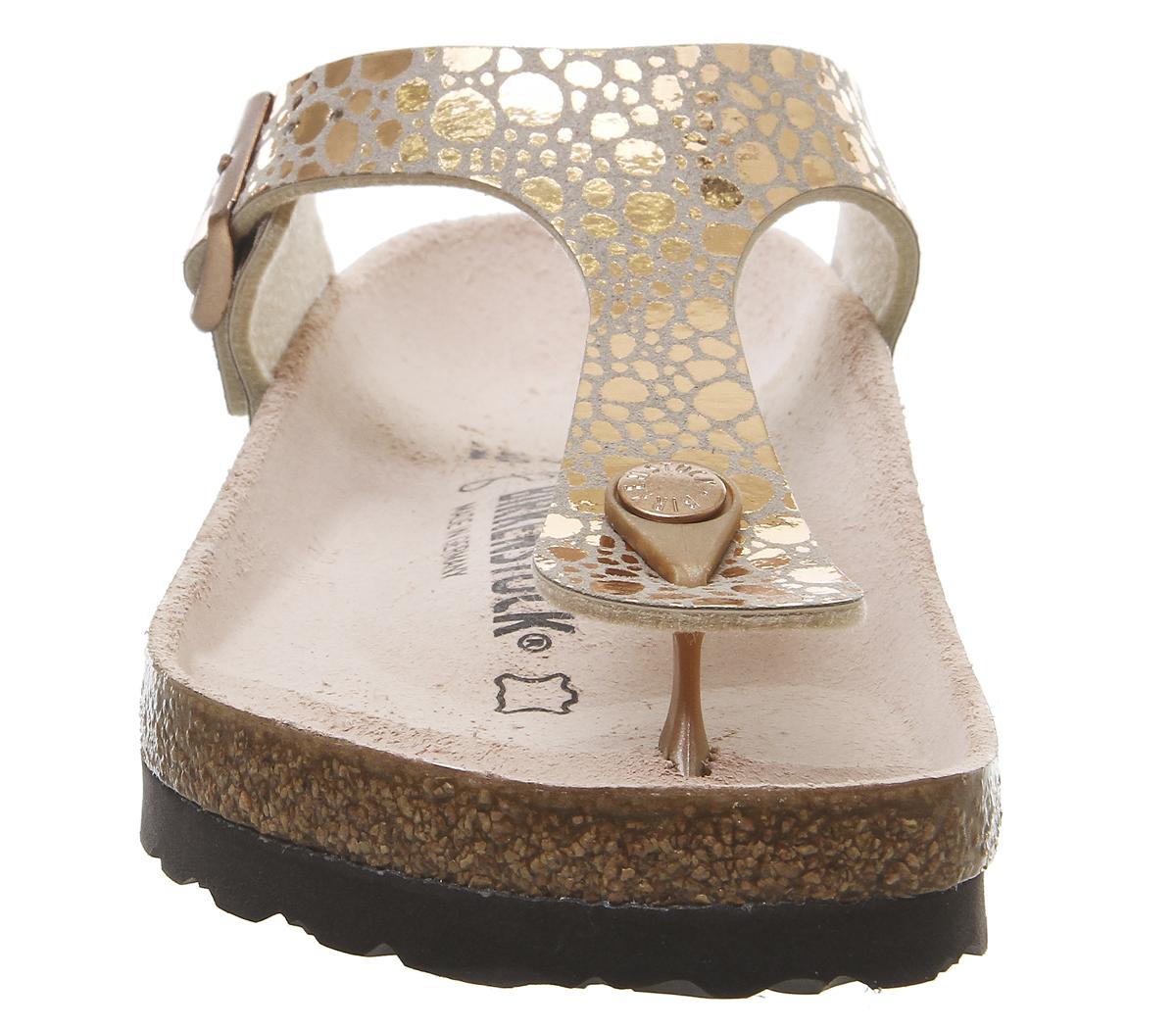 BIRKENSTOCKToe Thong FootbedMetallic Stones Copper