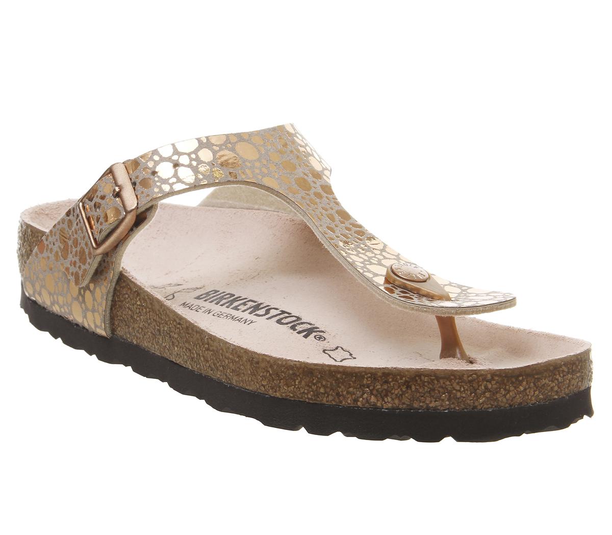 BIRKENSTOCKToe Thong FootbedMetallic Stones Copper