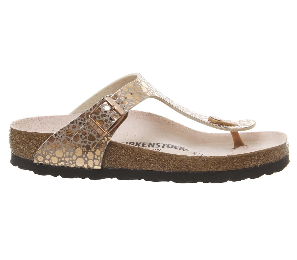 BIRKENSTOCKToe Thong FootbedMetallic Stones Copper